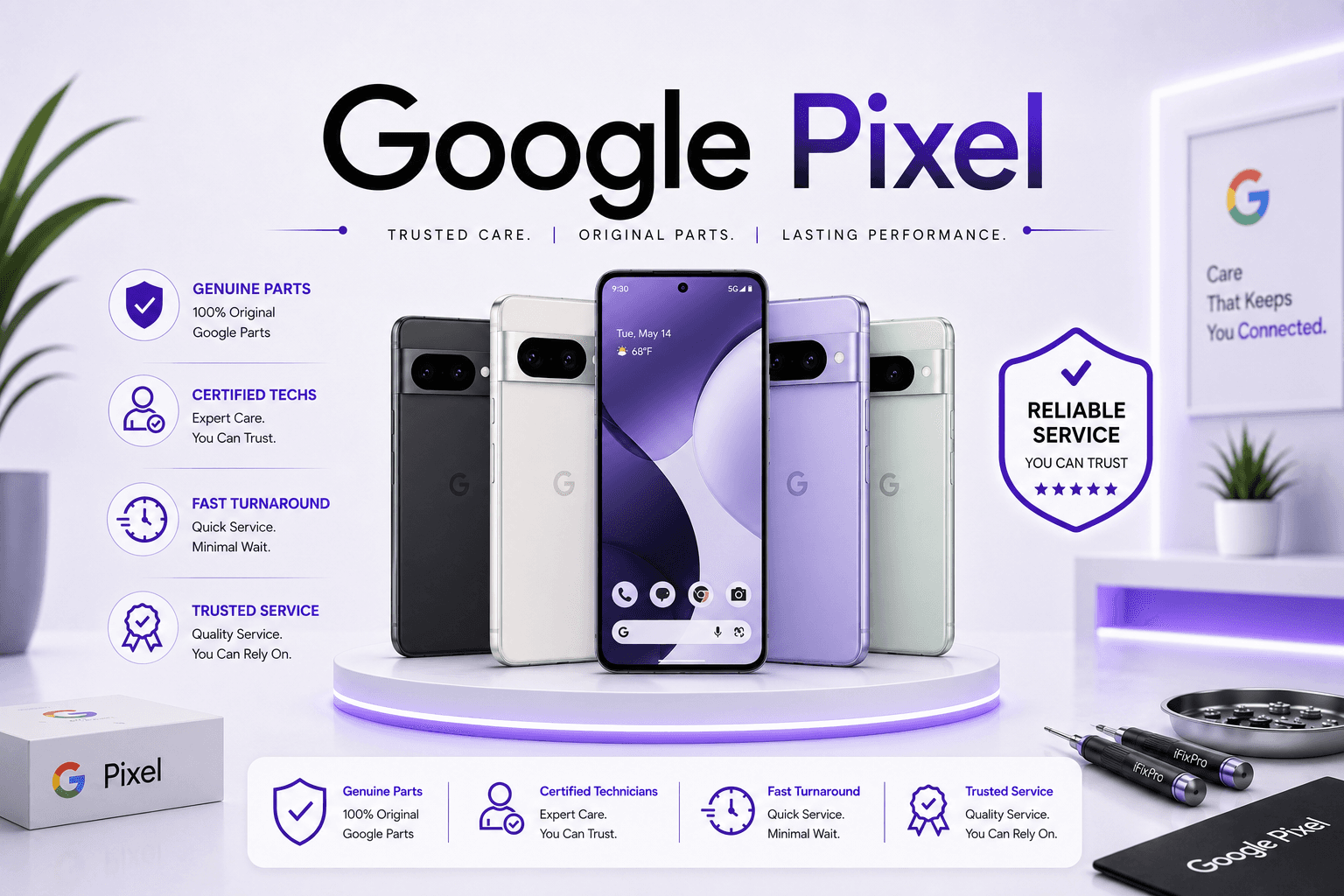 Start a Google repair