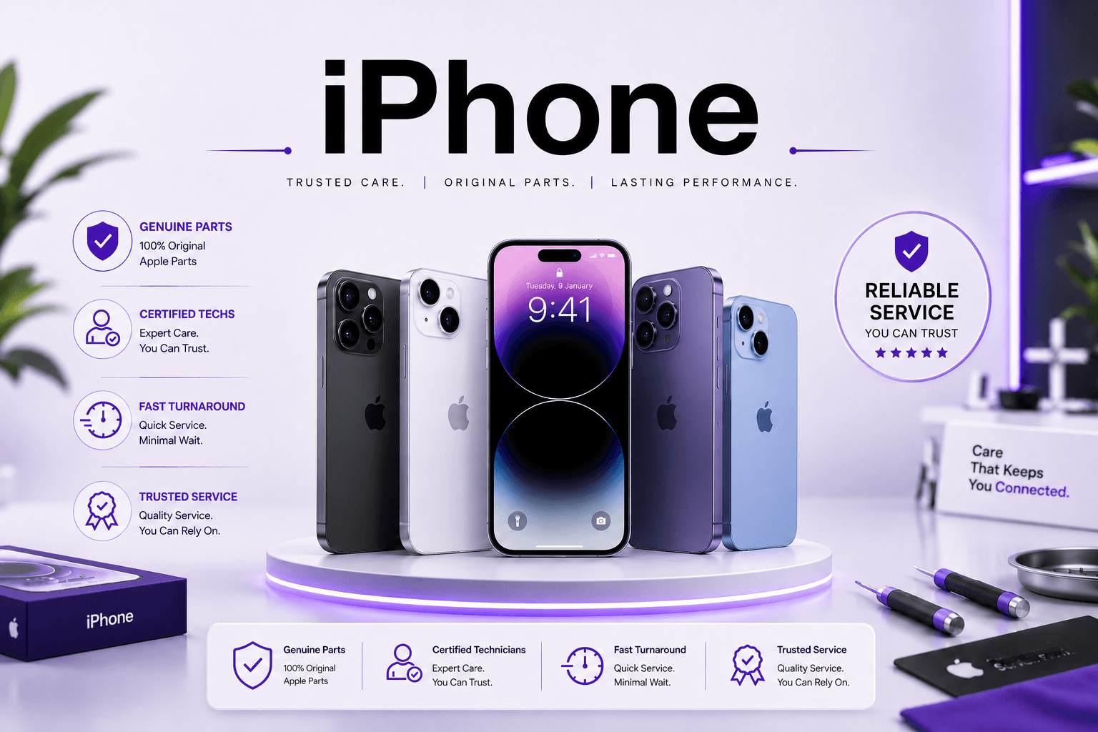 Start an Apple repair